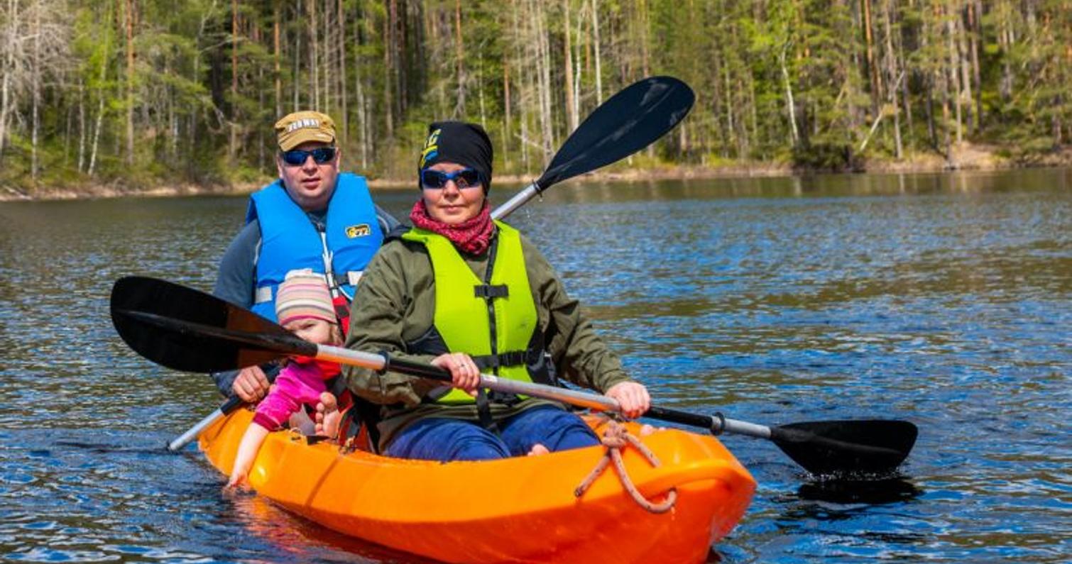 Kailua kayaks, Petkelj&auml;rvi, Ilomantsi
