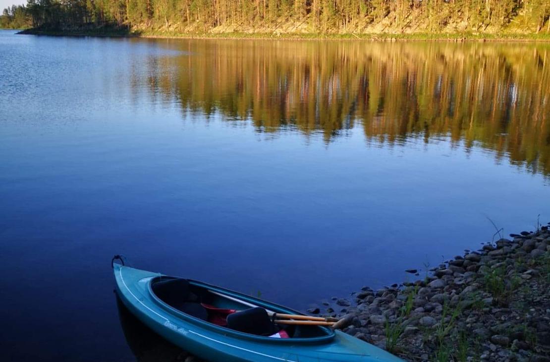 Kayak Kiwi2, Centre Petkeljärvi, Parc national Petkeljärvi, Ilomantsi