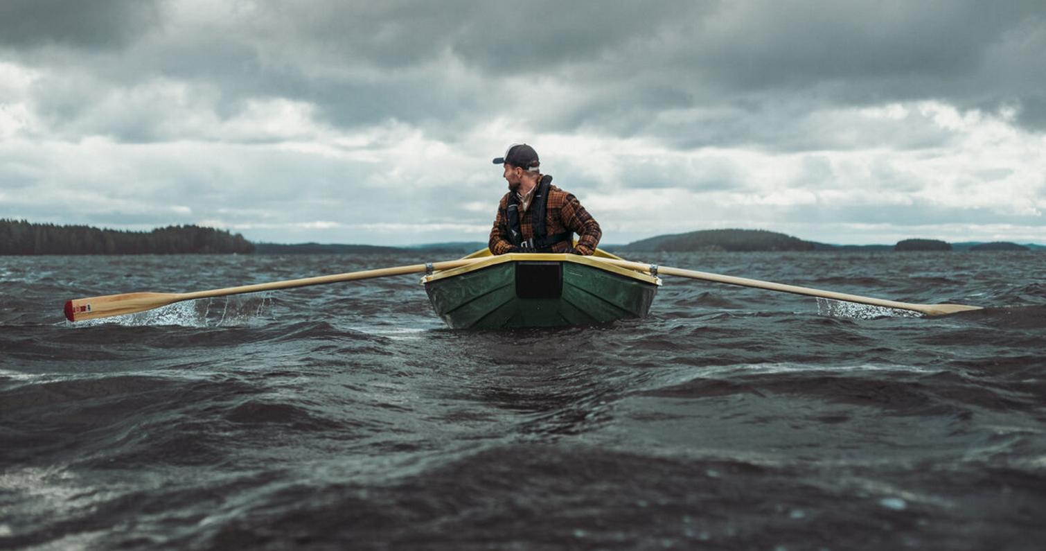 Centre Petkeljärvi, location de matériel, barque à rames Päijä