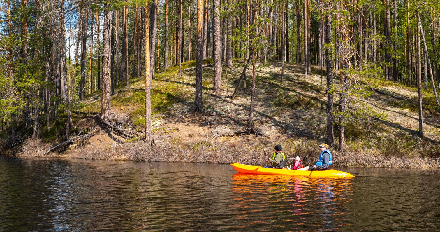 Parc national de Petkeljärvi, centre Petkeljärvi, Kailua Kayak