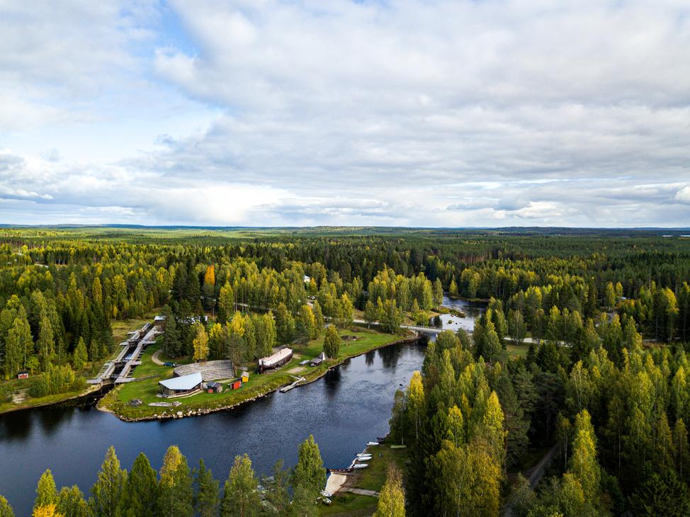 Ilmakuva Möhkön Ruukki, Ilomantsi