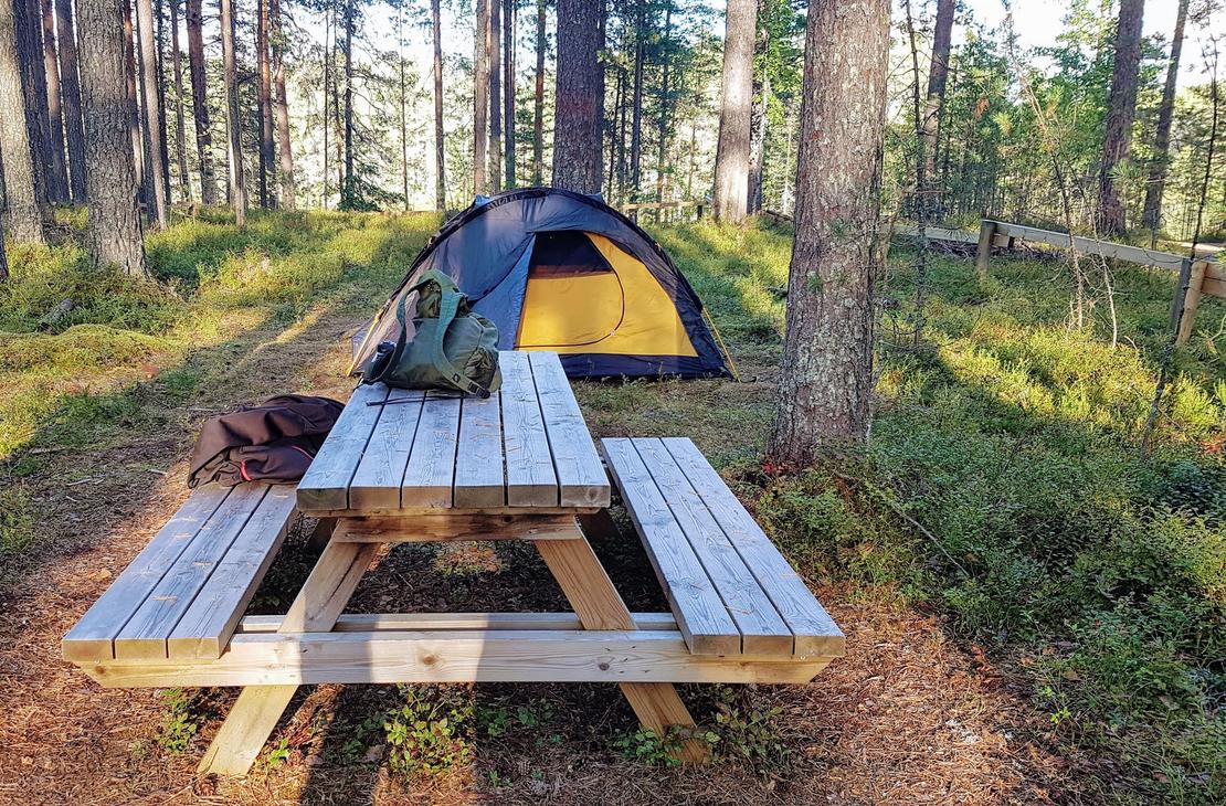 Tente, parc national Petkelj&auml;rvi, centre Petkelj&auml;rvi