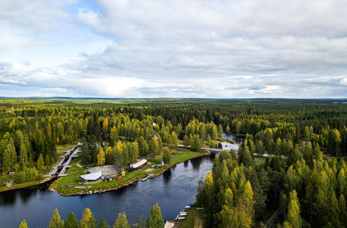 Ilmakuva Möhkön Ruukki, Ilomantsi