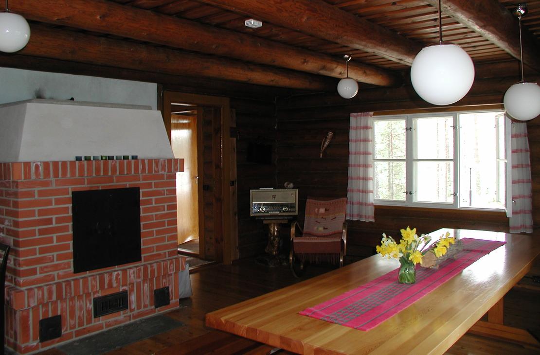 Der große Raum des Hauses.