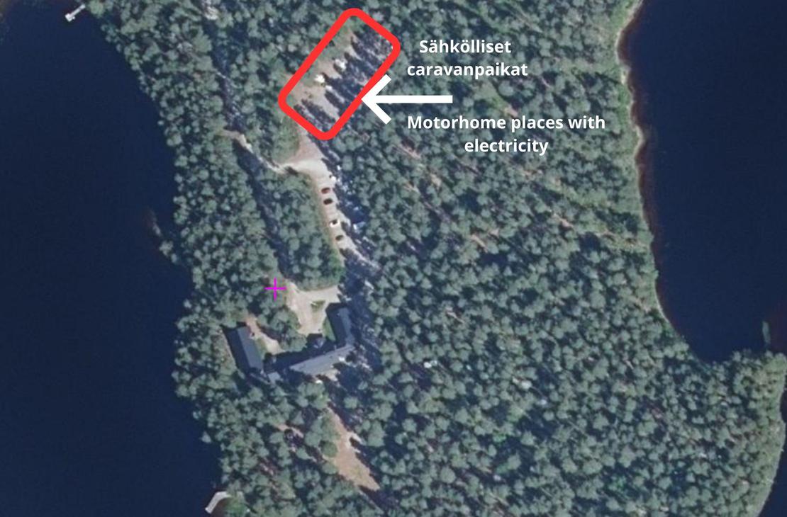 Aerial view of Petraniemi, Petkeljärvi National Park