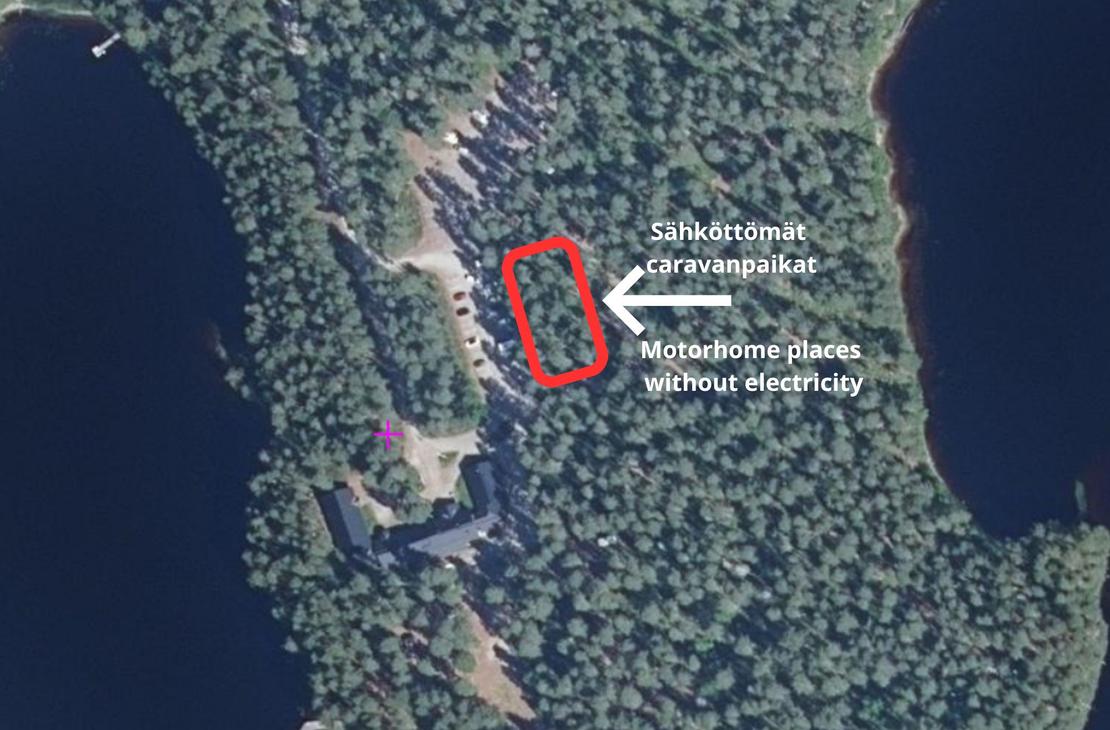 Ilmakuva Petraniemi, Petkelj&auml;rven kansallispuisto