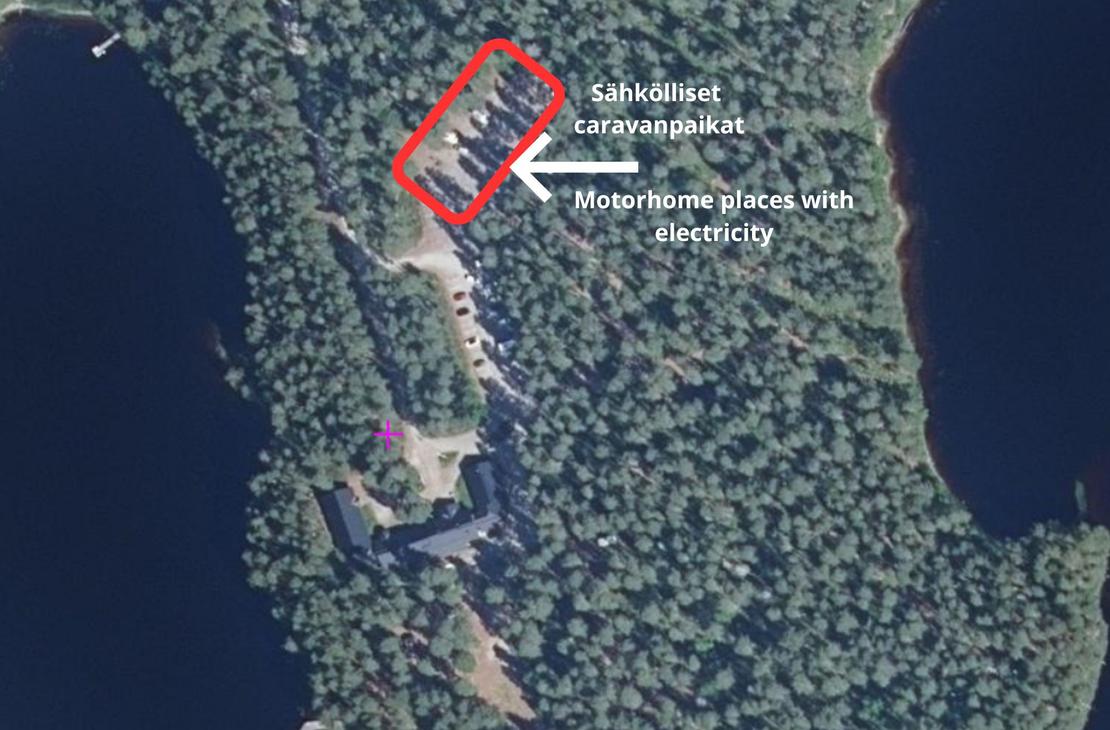 Aerial view of Petraniemi, Petkeljärvi National Park