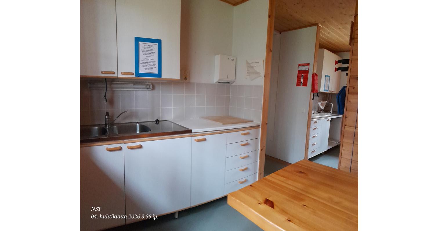 Petkeljärvi centrum, campingområdets köksbyggnad
