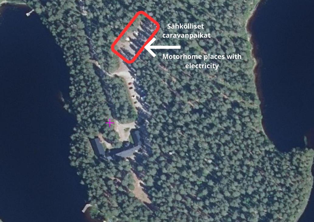 Aerial view of Petraniemi, Petkelj&auml;rvi National Park