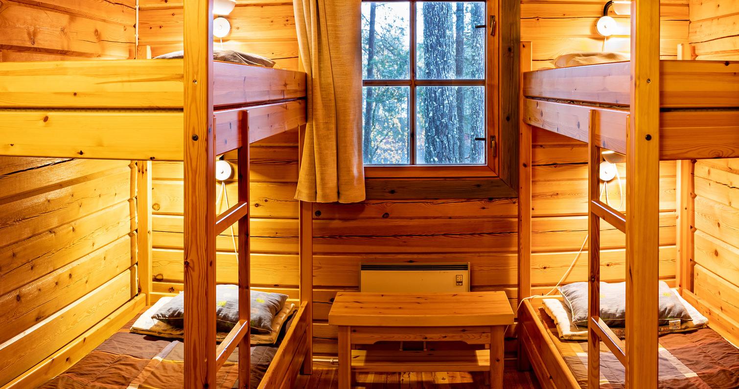 Petkelj&auml;rvi nationalpark. Logi p&aring; vandringscentret. Petkej&auml;rvi centrum