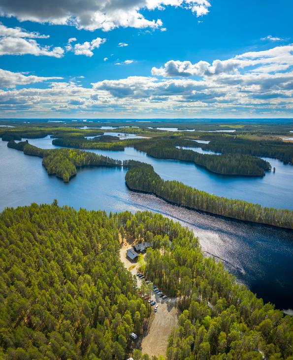 Petraniemi, Petkeljärvi-Zentrum, Petkeljärvi-Nationalpark, Ilomantsi
