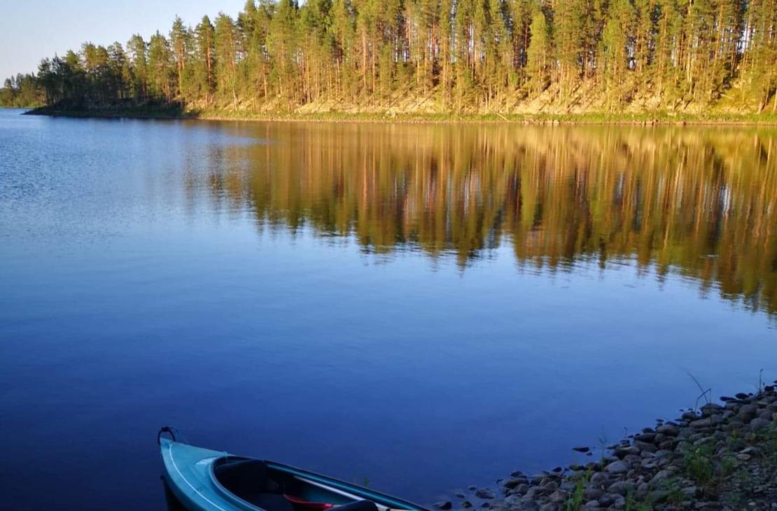 Kayak Kiwi2, Centre Petkeljärvi, Parc national Petkeljärvi, Ilomantsi