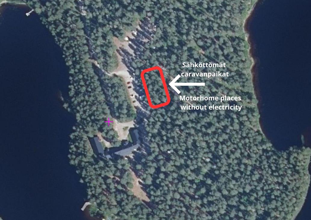 Ilmakuva Petraniemi, Petkelj&auml;rven kansallispuisto