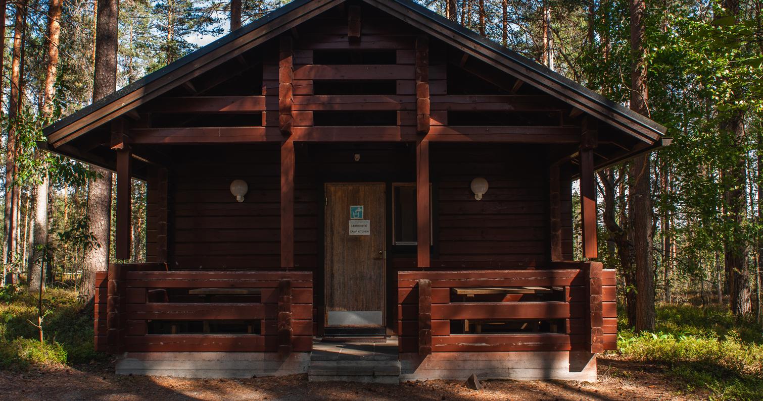 Petkeljärvi Center, campsite kitchen